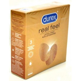 Prezerwatywy Durex Real Feel 3 szt. bezlateksowe