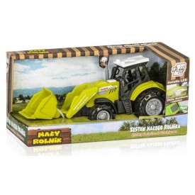 Traktor z ładowarką, zabawka dla dziecka "zestaw małego rolnika" DAFFI