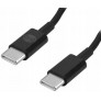 Kabel USB-C/USB-C do ładowania i transmisji danych czarny 1m 60W 