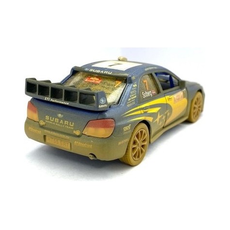 Subaru Impreza WRC 2007 Muddy Edition, zabawka, model kolekcjonerski