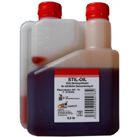 Olej Stil-Oil dwusubowy czerwony z dozowownikiem 500 ml