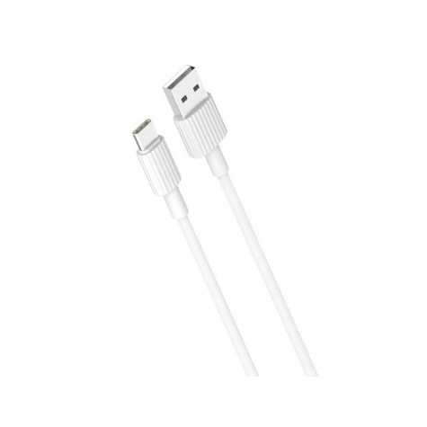 XO kabel NB200 USB - USB-C 1,0m 2.1A biały