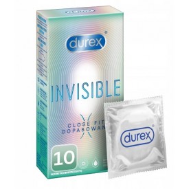 Prezerwatywy Invisible Dopasowane 10szt Durex