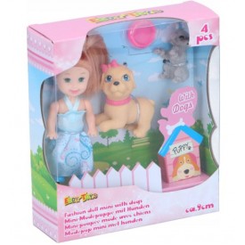 Mini Lalka Z Psami Zabawki Dla Dzieci Eddy Toys