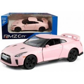 Różowy samochód Nissan GT-R35 2017 model, zabawka RMZ City