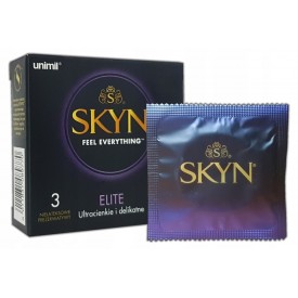 Unimil SKYN ELITE Ultracienkie prezerwatywy bezlateksowe 3szt.