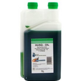Olej Husq-Oil dwusubowy zielony z dozowownikiem niskodymiacy 1L