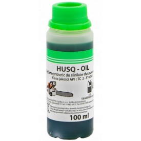 Olej Husq-Oil dwusubowy zielony z dozowownikiem niskodymiacy 100 ml
