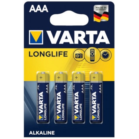 VARTA Longlife baterie LR3 LR03 AAA 4szt. bateria