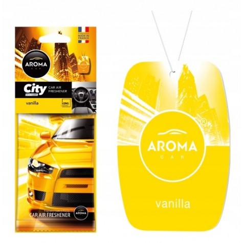 Aroma Car CITY CARD VANILIA zapach zawieszka