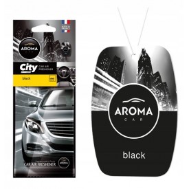 Aroma Car CITY CARD BLACK zapach zawieszka
