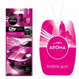 Aroma Car CITY CARD BUBBLE GUM zapach zawieszka
