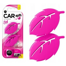 Aroma Car LEAF 3D mini LIŚĆ zapach BUBBLE GUM guma