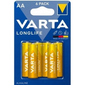 Baterie Alkaliczne Varta Longlife Lr6/aa 6 szt Alkaline