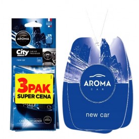 Aroma Car CITY CARD NEW CAR 3-PACK zapach zawieszka 