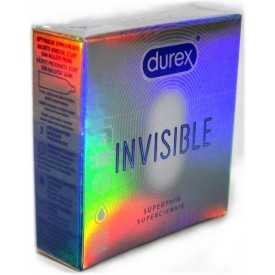 DUREX prezerwatywy INVISIBLE Extra Thin ultracienkie 3szt.