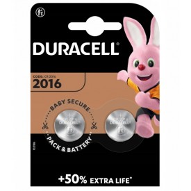 Baterie Litowe Duracell GUZIKI DL 2016 2szt. +50%