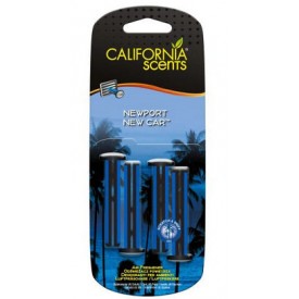 California Car Scents NEWPORT NEW CAR w kratkę nawiewu klip clips