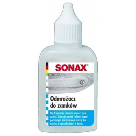 SONAX Odmrażacz do zamków 50ml smaruje konserwuje