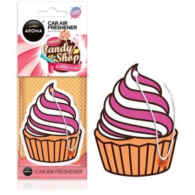 Aroma Car SWEET BAKED Candy PINK BUBBLE GUM babeczka